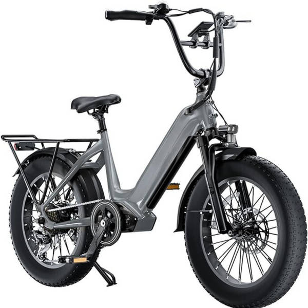 Zoolike Electric Bike(20" Fat Tires) for Adults 1000W BAFANG Motor EBike 52V 25Ah 21700 Removable LG Lithium Battery Fat Tires 20-32MPH Speed Range 90Miles Long Range Electric Dirt Bike Shimano 7-Speed E Bike