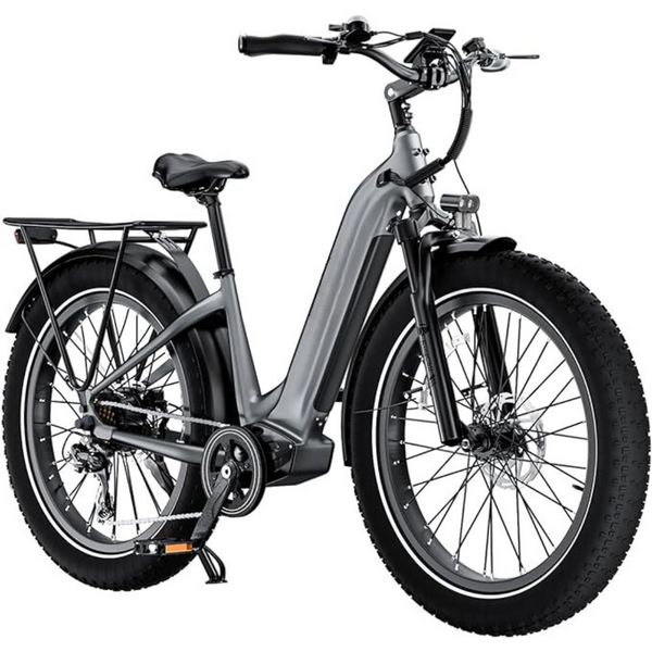 Zoolike Electric Bike(26" Fat Tires) for Adults 1000W BAFANG Motor EBike 52V 25Ah 21700 Removable LG Lithium Battery Fat Tires 20-32MPH Speed Range 90Miles Long Range Electric Dirt Bike Shimano 7-Speed E Bike